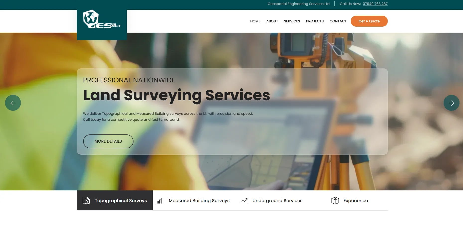 A screenshot of https://gesuk.net/