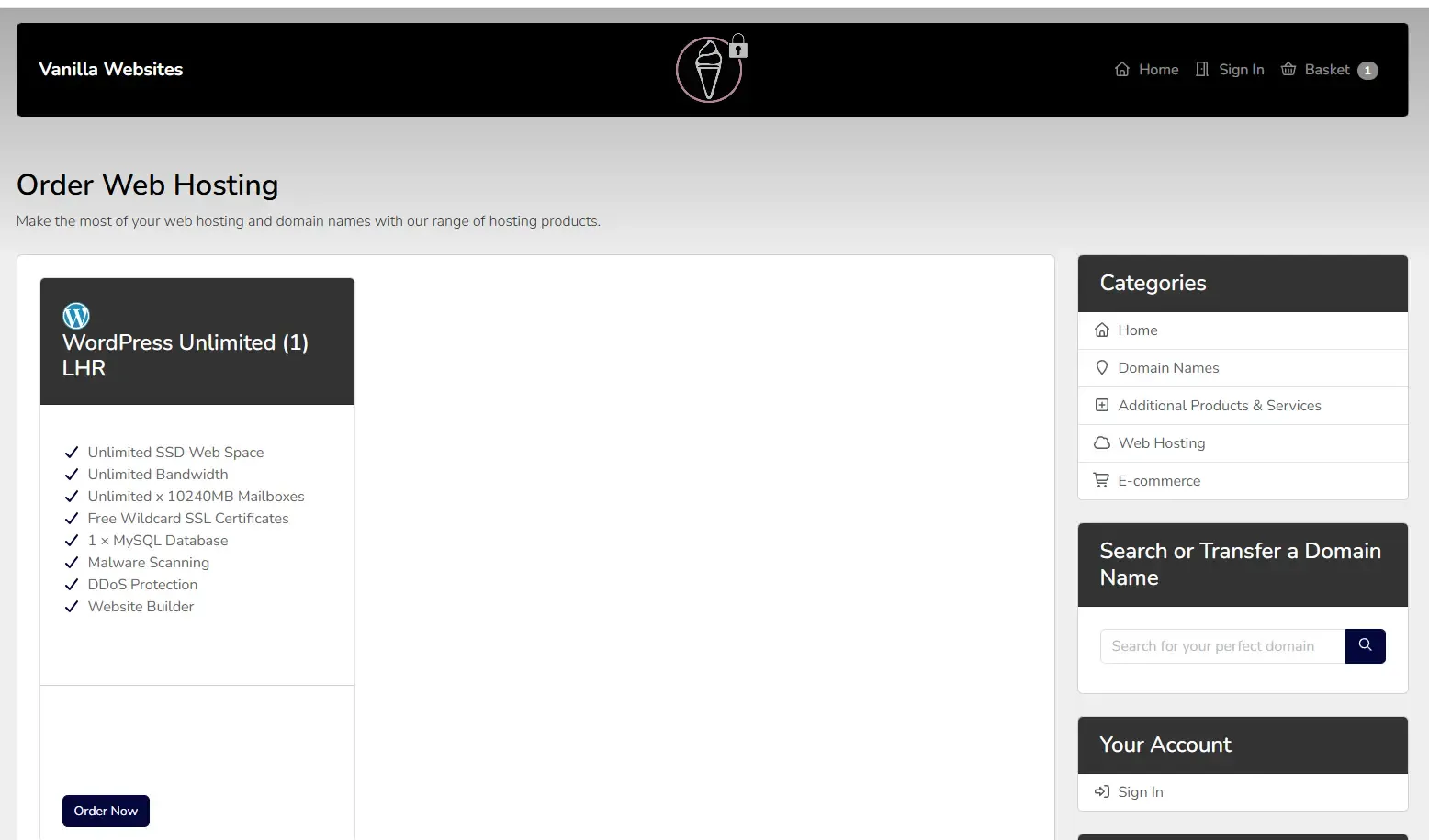 Managed hosting and support