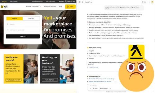 We Ask ChatGPT If Yell Websites Are Any Good